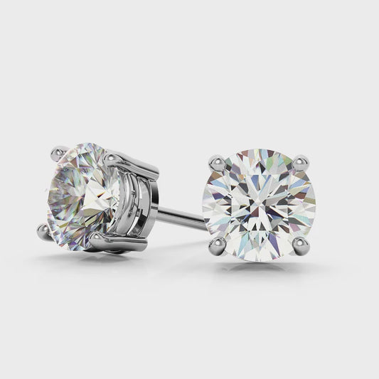 Basket Stud Earrings